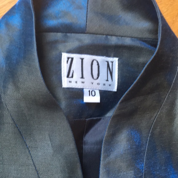 Vintage Iridescent Blazer & Skirt Set - Picture 4 of 12